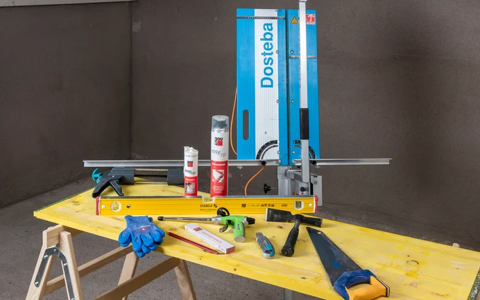 Dit gereedschap heb je nodig bij het aanbrengen van het Baumit easytop-systeem.