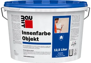 Productafbeelding: Baumit Interior Paint Object is verkrijgbaar in een emmer van 12,5 liter in de kleur wit.