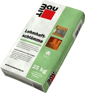 Baumit kleibindmiddel is verkrijgbaar in papieren zakken van 25 kg.