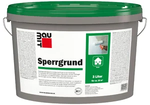 Baumit Sperrgrund is verkrijgbaar in een recyclebare emmer van 3 liter met een nieuwe formule.