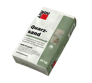 Baumit kwartszand is verkrijgbaar in papieren zakken van 10 kg.