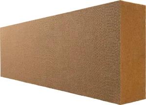 De houtvezelisolatieplaat Thermowall L in 12 cm dikte is verkrijgbaar op pallets.